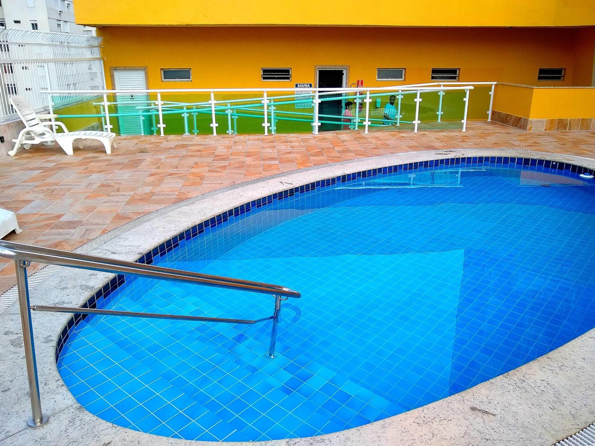 Flat Pitangueiras Boulevard Center Guaruja Bagian luar foto