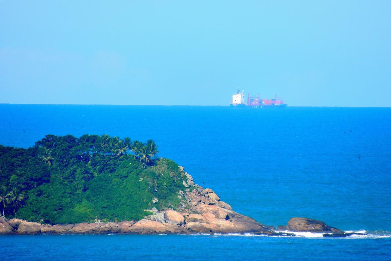 Flat Pitangueiras Boulevard Center Guaruja Bagian luar foto